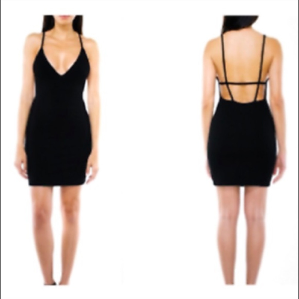American Apparel black velvet dress